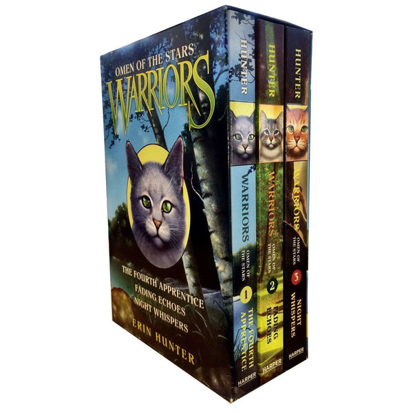 Erin Hunter Omen of the Stars Collection 3 Books Box Set Vol 1-3 Warrior Cats