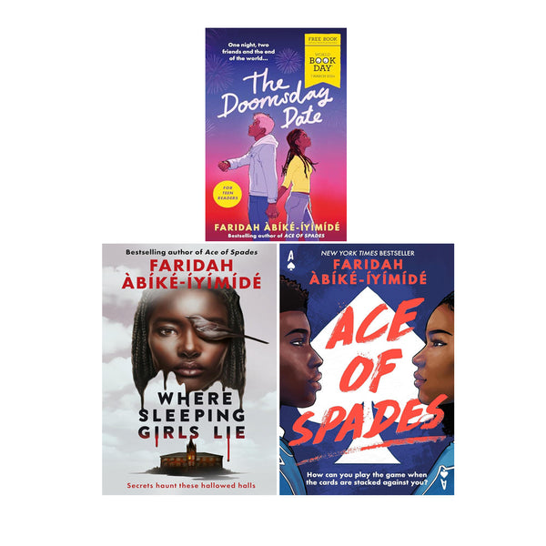 Faridah Àbíké-íyímídé 3 Books Collection Set (Ace of Spades, Where Sleeping Girls Lie & The Doomsday Date: World Book Day 2024)