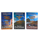 The Exham-on-Sea Murder Mysteries Series Volume 1 - 3, Set by Frances Evesham (Lighthouse, Levels, Tor, Cathedral, Bridge & Castle)