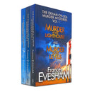 The Exham-on-Sea Murder Mysteries Series Volume 1 - 3, Set by Frances Evesham (Lighthouse, Levels, Tor, Cathedral, Bridge & Castle)