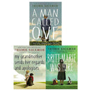 Fredrik Backman 3 Books Collection Set A Man Called Ove, Britt-Marie Was Here