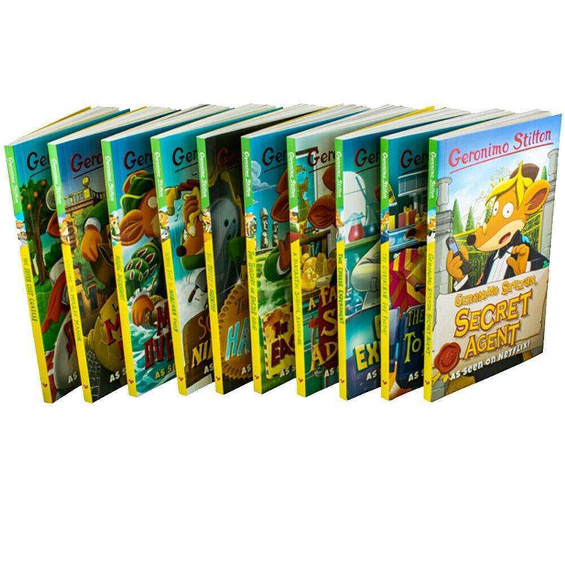 Geronimo Stilton 10 Book Set Collection Series 2 - School Trip to Niagara Falls