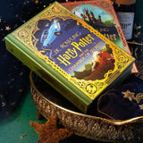 Harry Potter Mina Lima Edition Series Collection 2 Books Set by J.K. Rowling (The Chamber of Secrets and the Philosopher’s Stone)