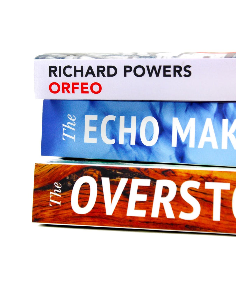 Richard Powers Collection 3 Books Set (The Overstory, The Echo Maker, Orfeo)