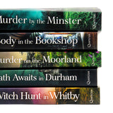 The Kitt Hartley Yorkshire Mysteries Series 5 Books Collection Set By Helen Cox(Murder by the Minster, A Body in the Bookshop, Murder on the Moorland, Death Awaits in Durham,)