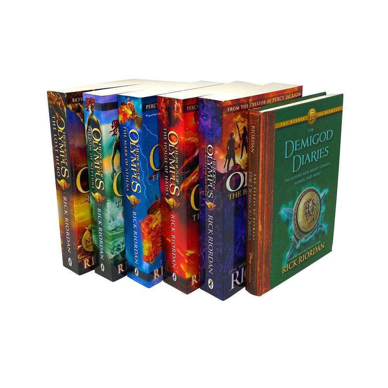 Heroes of Olympus Series 6 Books Collection Set By Rick Riordan