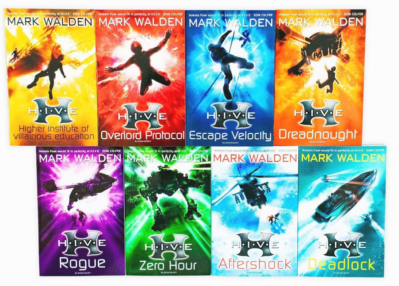 Mark Walden HIVE Collection 8 Books Set H.I.V.E Series - Deadlock, Aftershock