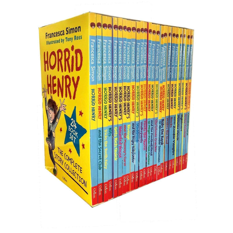 Horrid Henry The Complete Story Collection 24 Books Box Set Pack Francesca Simon