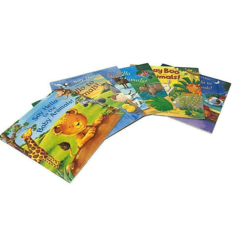 Ian Whybrow Collection Say Hello Series 6 Books Set Snowy Animals, Jungle Animal