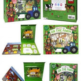 Childrens Let's Pretend 3 Book Sets By Roger Priddy Firefighter, Play Shop Activity