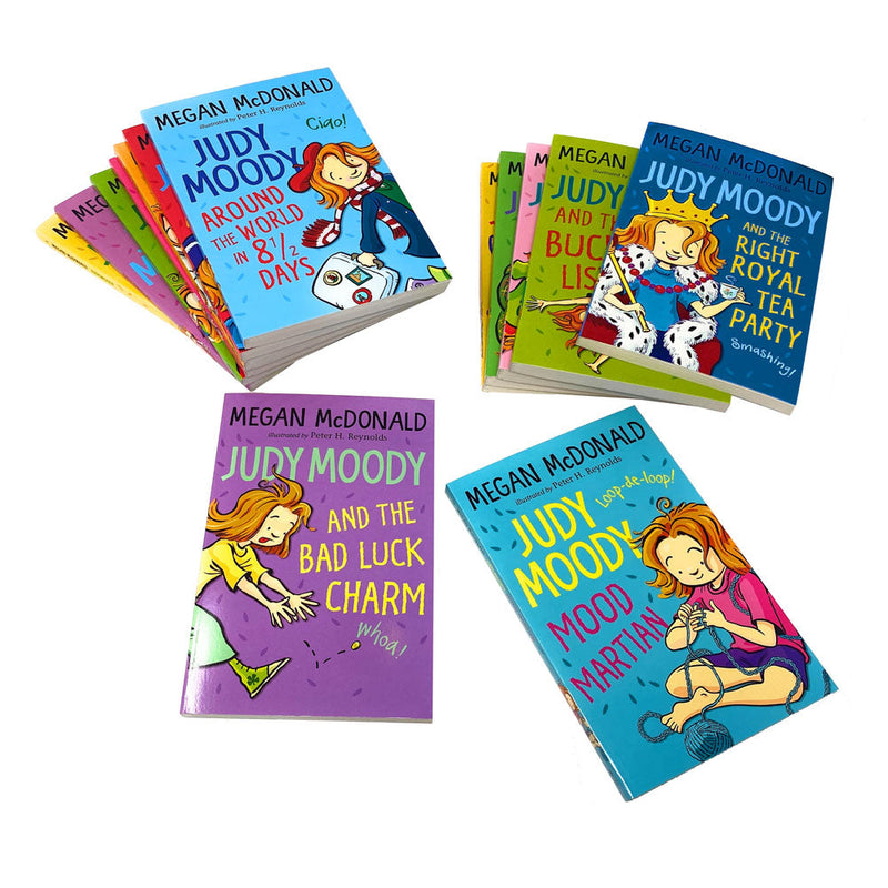 Megan McDonald Judy Moody 14 Books Collection Set Children's Pack, Gets famous