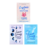 Kirsty Gallagher Collection 3 Book Set – Crystals for Self-Care, Lunar Living & Journal – Wellness, Healing, Mindfulness, Moon Phases, Self-Discovery