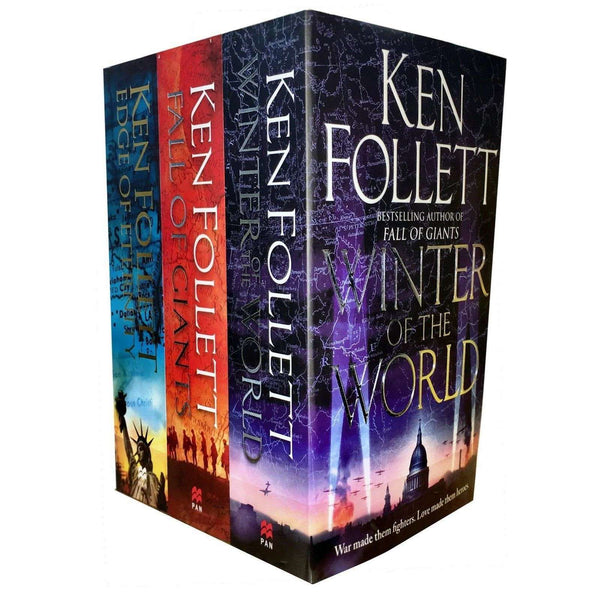 Ken Follett Century Trilogy Collection 3 Books Set Historical Novel