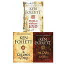 Ken Follett The Kingsbridge Novels Stories Collection 3 Books Set