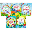 Usborne Lift the flap Questions and Answers 5 Books Box Set Collection Animals Body