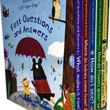 Usborne Lift the flap, First Questions and Answers 5 books box set collection