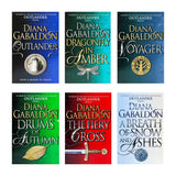 Outlander Series 1 Collection 6 Books Set by Diana Gabaldon – Historical Fiction, Romance & Time-Travel Adventure (Drums of Autumn, Fiery & More)