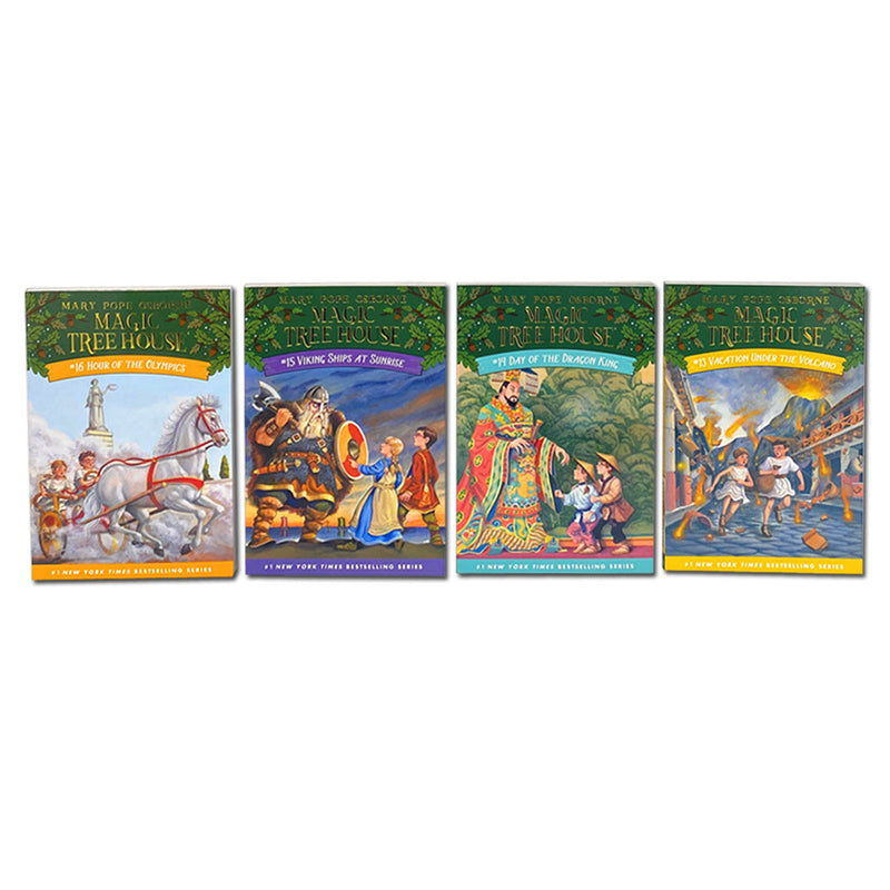 Magic Tree House Series Collection 4 Books Box Set 13-16