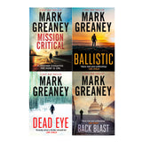 Gray Man Trilogy 4 Books Collection Set By Mark Greaney Inc Dead Eye, Back Blast