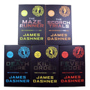 Maze Runner Series James Dashner 5 Books Set The Death Cure , Scorch Trials