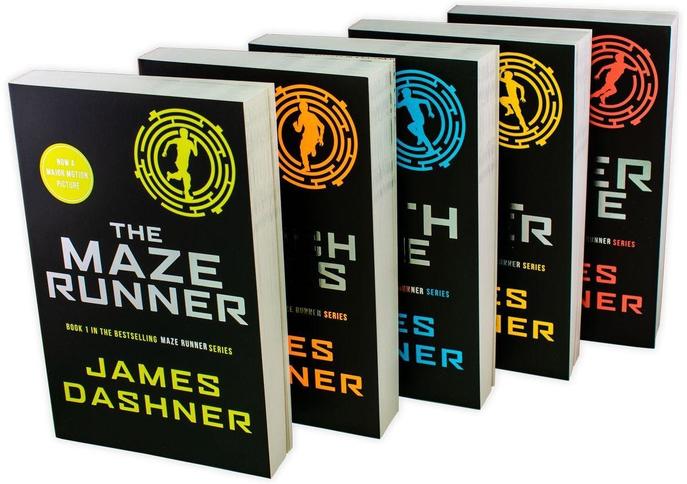 Maze Runner Series James Dashner 5 Books Set The Death Cure , Scorch Trials