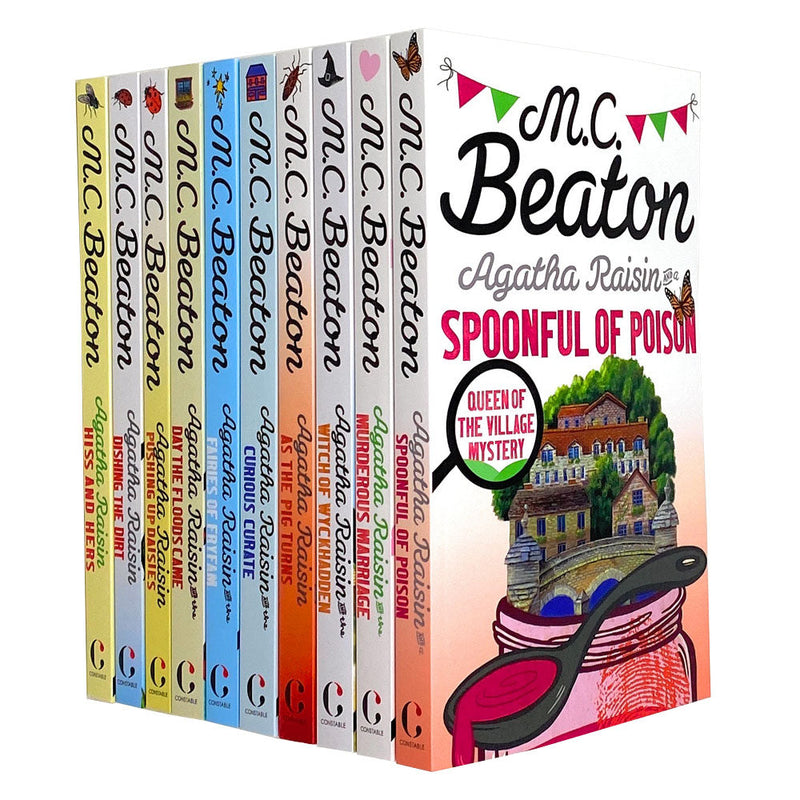 Agatha Raisin 10 Books Collection Set Series 2 By M C Beaton