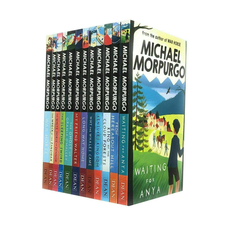 Michael Morpurgo Collection 12 Books Set From Hereabout Hill, Waiting for Anya