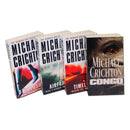 Michael Crichton 4 Book Set Collection Disclosure, Congo, Airframe, Timeline