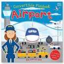 Miles Kelly Convertible Airport 3 in 1 Book Playmat and Toy for Children