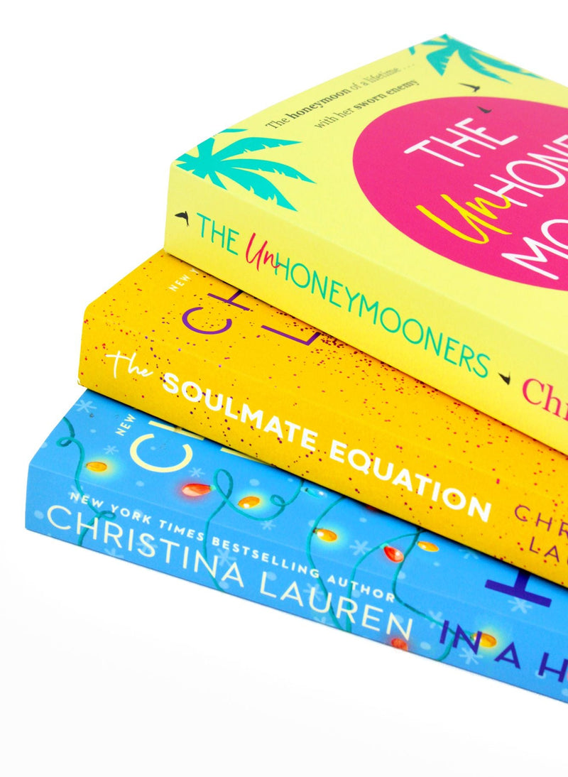 Christina Lauren 3 Books Collection Set (The Unhoneymooners, In A Holidaze, The Soulmate Equation)