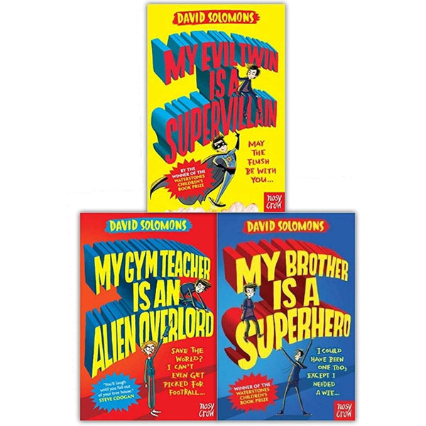 My Brother Is A Superhero Series Collection 3 Book Set By David Solomons