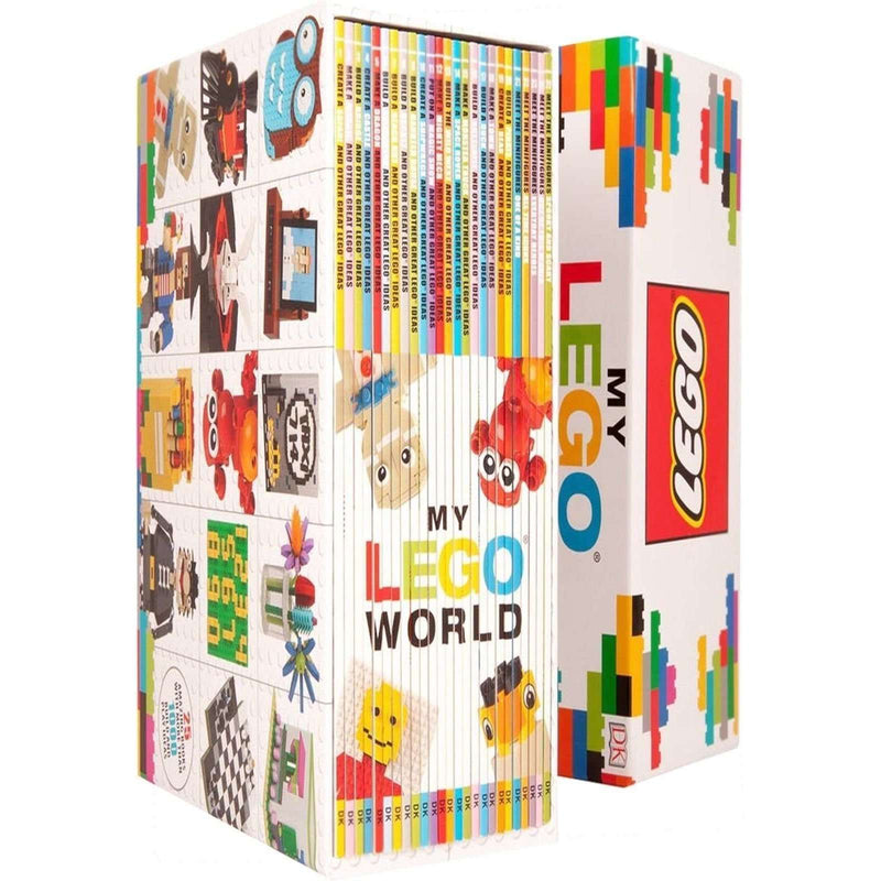 My LEGO World 25 Books Collection Box Set With More Than 1000 Build & Play Ideas