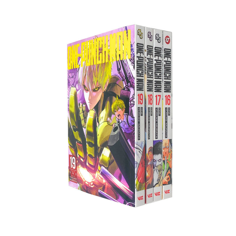 One-Punch Man Volume 16-19 Collection 4 Books Set Childrens Manga Book