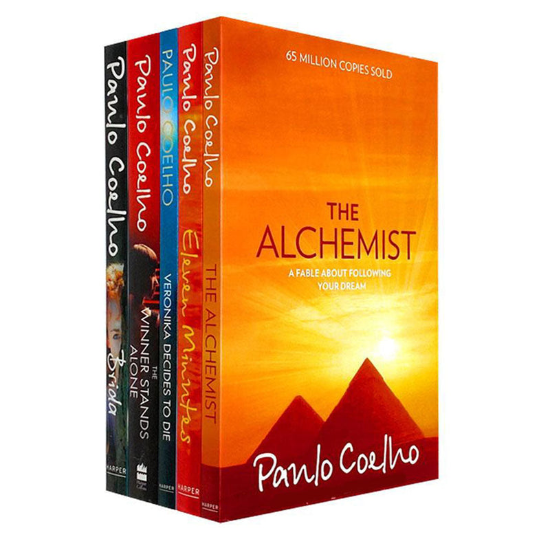 Paulo Coelho 5 Books Collection Box Set Pack Alchemist, Eleven Minutes, Brida