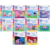 Learn with Peppa Phonics Level 1: 10 Books Collection Set By Peppa Pig (Tip Tip and Sit Sip, Sad and Tip a Pan, Got It! and Pips in a Pack, Get Up! and In the Bin, Fog! Fog! and In the Den & More)