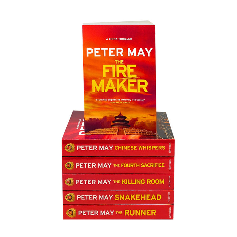 Peter May China Thrillers Collection 6 Books Set Chinese Whispers, The Firemaker