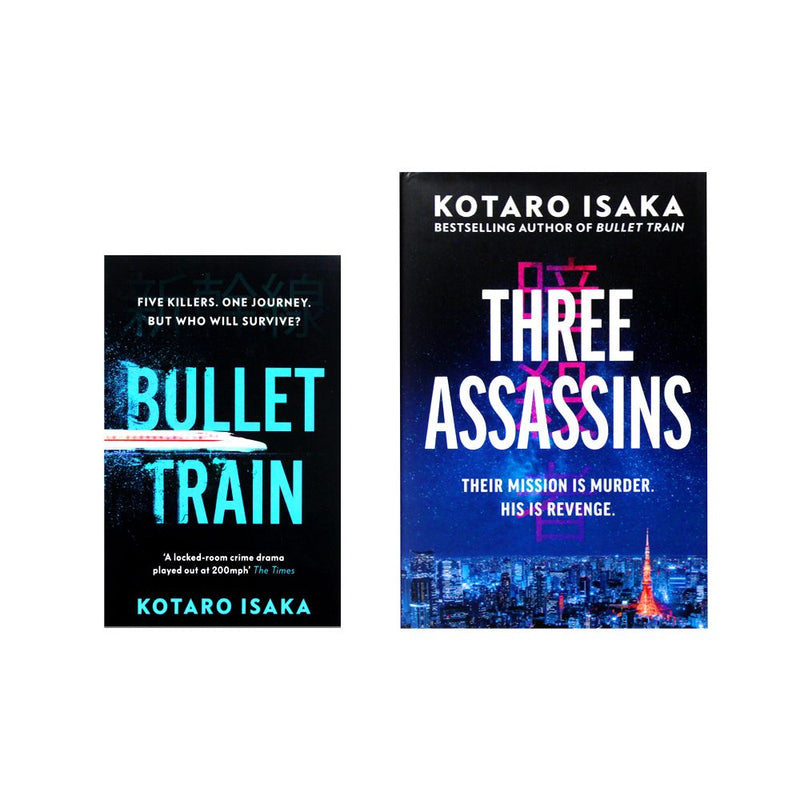 Kotaro Isaka 2 Books Collection Set (Bullet Train, Three Assassins[Hardcover])