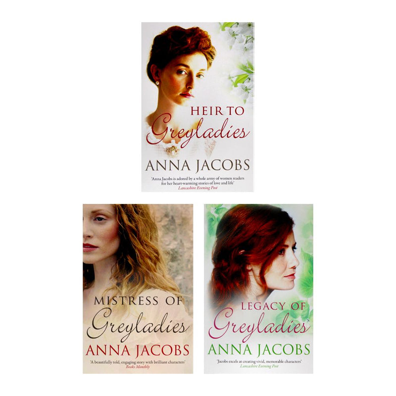 Anna Jacobs Greyladies Series 3 Books Set Collection Pack Heir to Greyladies