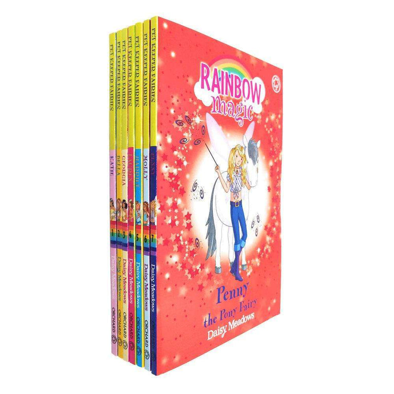 Rainbow Magic Pet Keeper Fairies Collection Daisy Meadows 7 Book Set Series 5 (Vol 29 to 35)