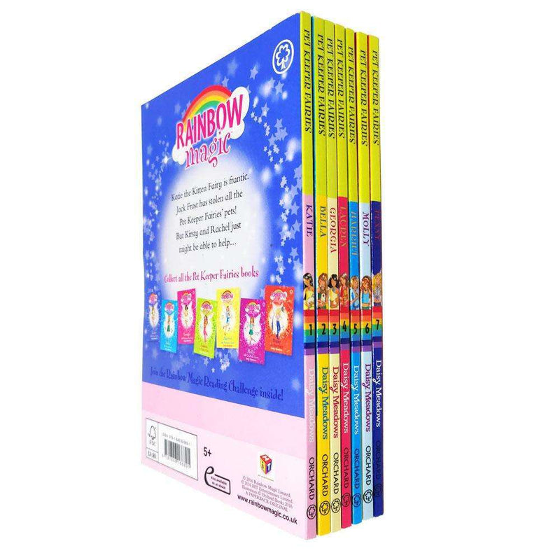 Rainbow Magic Pet Keeper Fairies Collection Daisy Meadows 7 Book Set Series 5 (Vol 29 to 35)