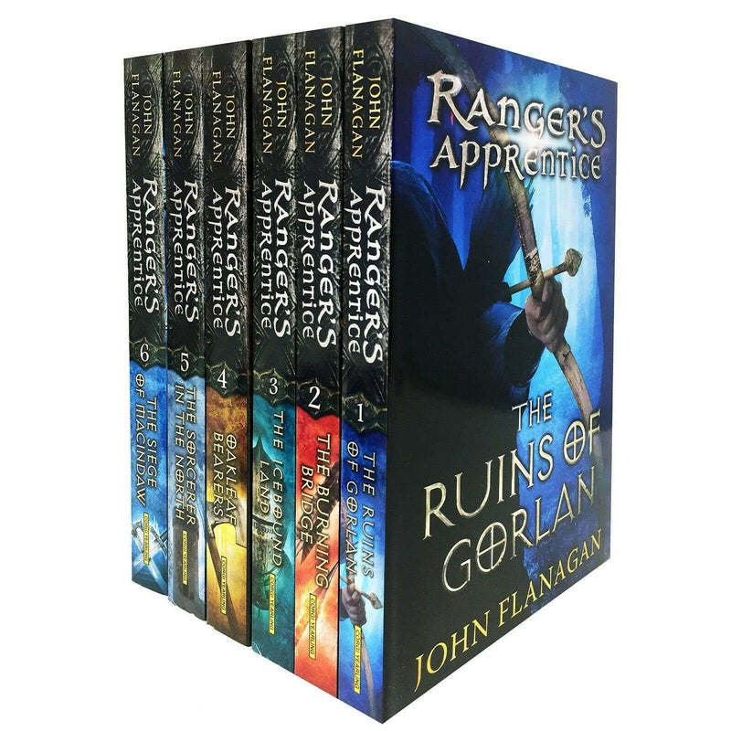 Rangers Apprentice Series 1 John Flanagan Collection 6 Books Set Ruins of Gorlan