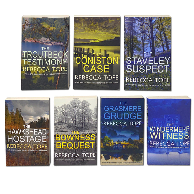 Lake District Mysteries Series Collection 7 Books Set By Rebecca Tope