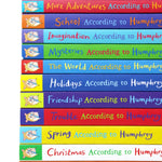 Photo of According to Humphrey the Hamster 12 Book Set Spines by Betty G. Birney on a White Background