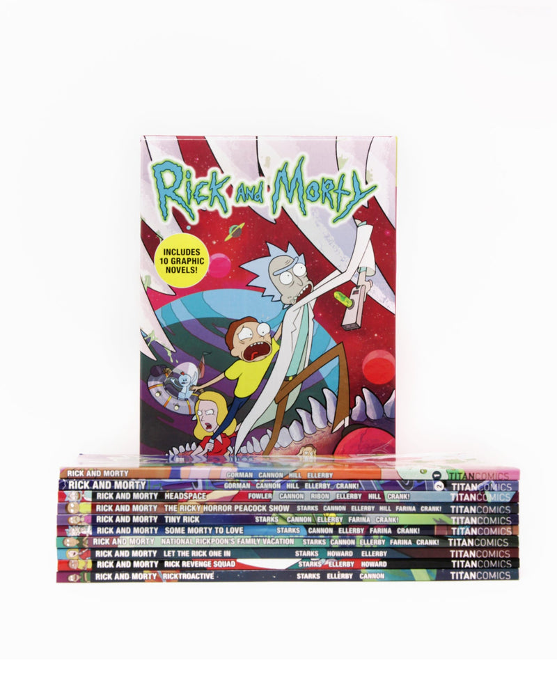 Rick and Morty Series Volumes 1 - 10 Graphic Novel Books Collection Box Set