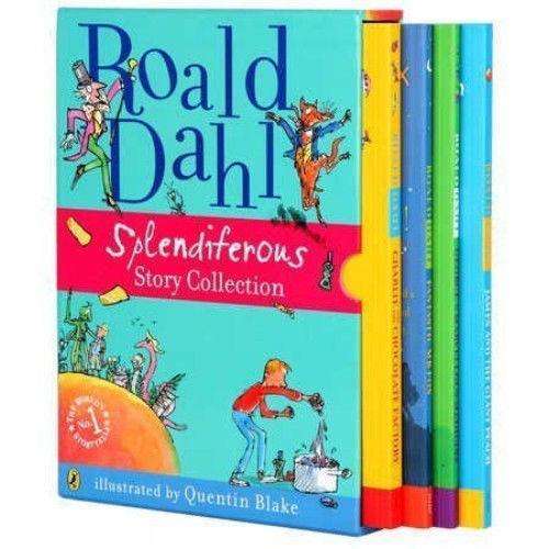 Splendiferous Roald Dahl Splendiferous story Collection illustrated Deluxe 4 Book Se ...