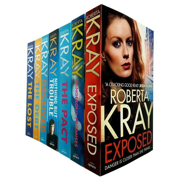 Roberta Kray Collection 7 Books Set Exposed, Dangerous Promises, Deceived