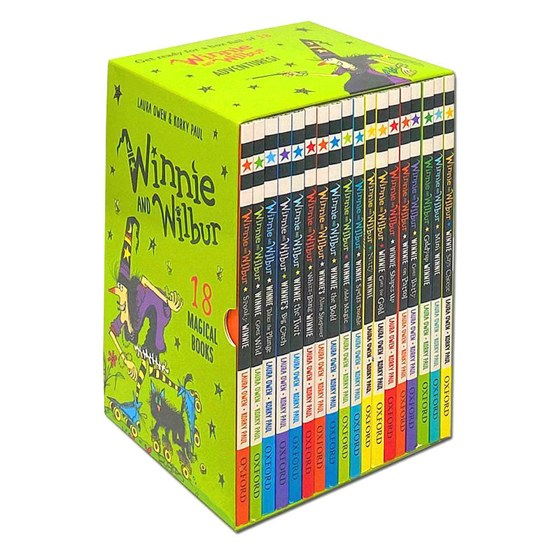 Winnie and Wilbur 18 Books Set Collection by Laura Owen