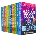 Harlan Coben Myron Bolitar Series – 10 Book Collection Set | Mystery, Thriller, Suspense Novels with Engaging Characters & Unique Plots