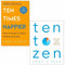 Ten Times Happier and Ten to Zen By Owen O’Kane 2 Books Collection Set | Self-Help for Happiness, Mental Health, Positive Thinking, Emotional Wellness
