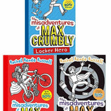 The Misadventures of Max Crumbly Series 3 Books Collection Set by Rachel Renee Russell – Fun Children's Adventure Book Series for Kids, Young Readers
